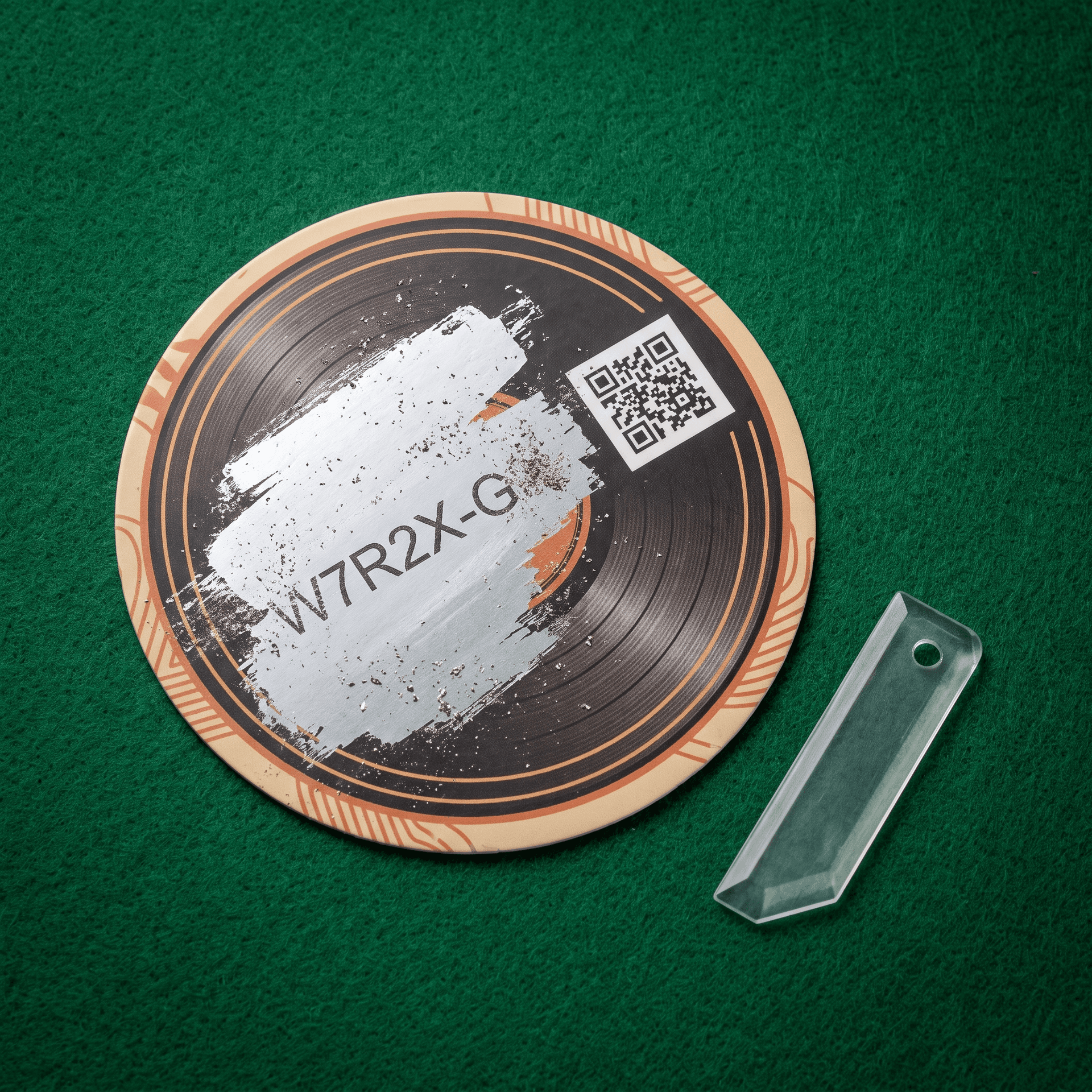 Scratch card product photo